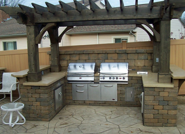 built-in grill fort wayne