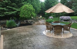 stamped concrete patio fort wayne